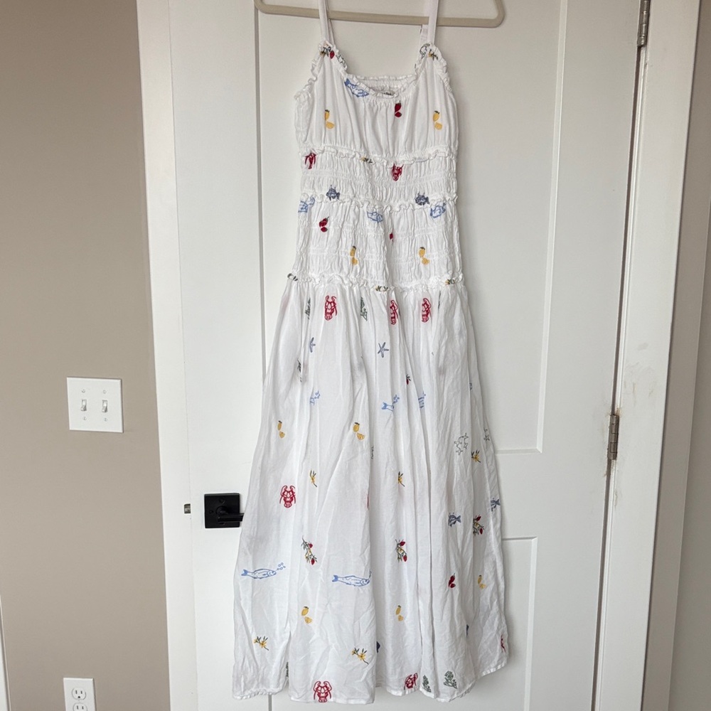Abercrombie White Coastal Floral Dress - Picture 3 of 4